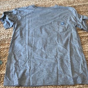 Gray Pocket Southern Fried cotton tee